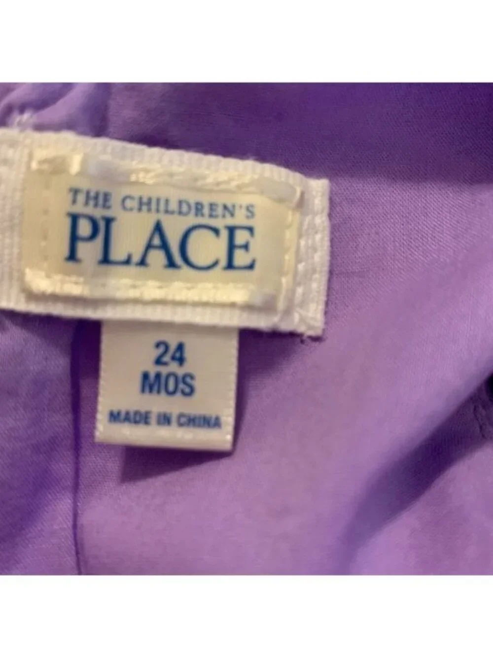 Childrens Place Baby Girl Dress 24M Purple Green Sleeveless Fit Flare